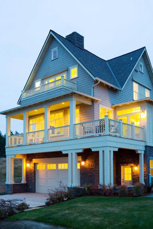 house plans with garage underneath What should a 'green' house look