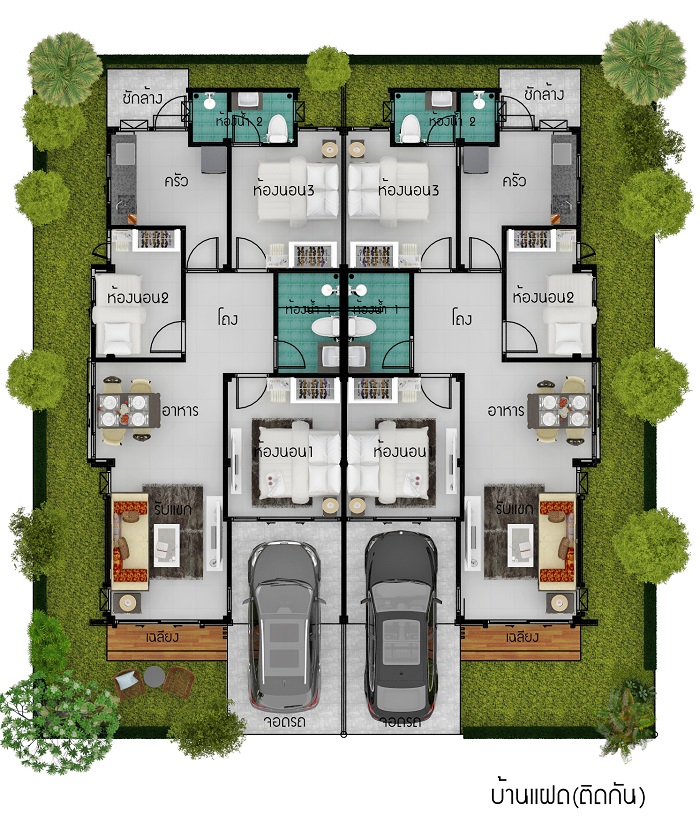 Amazing duplex with threebedroom house designs Pinoy ePlans