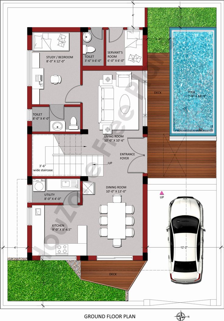40 60 Duplex House Plan West Facing 20X40 House Plan 20x40 house