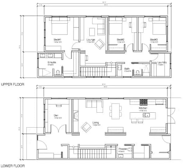 The Kingston Prefab Home Floor Plans ModernPrefabs ModernPrefabs