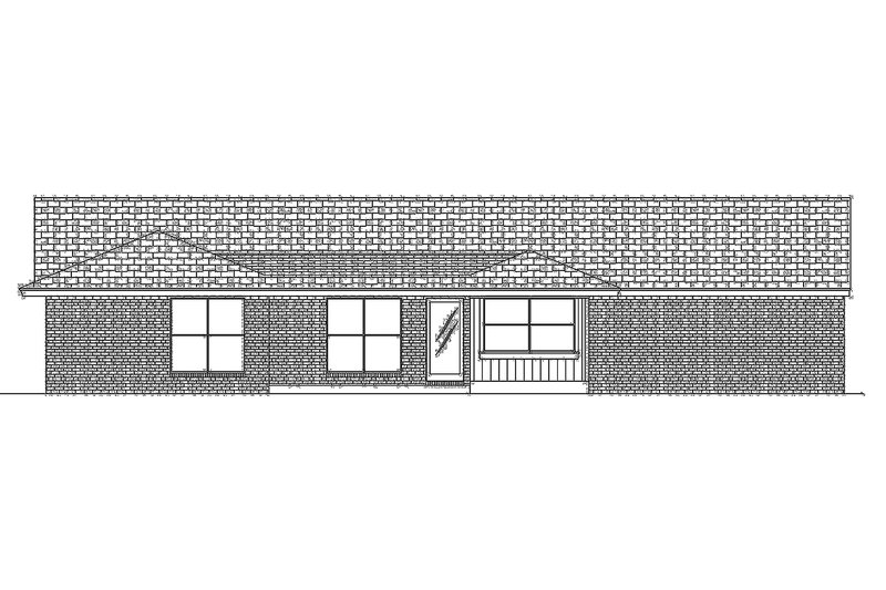 Ranch Style House Plan 3 Beds 2 Baths 1550 Sq/Ft Plan 45576