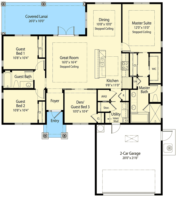 OneLevel Net Zero Living 33119ZR Architectural Designs House Plans