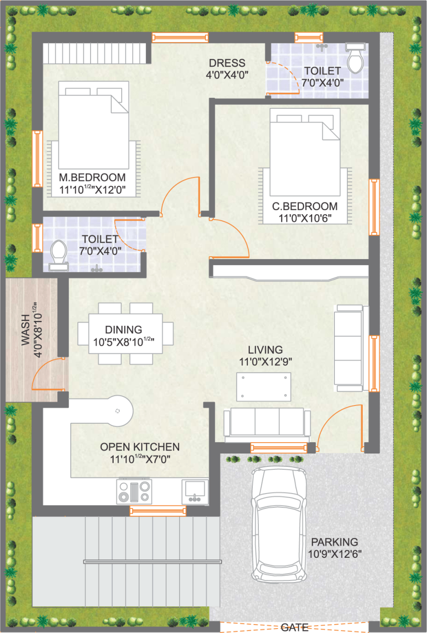 PraneethPranavMeadows 2 BHK Villas For Sale At Bowrampet, Hyderabad.