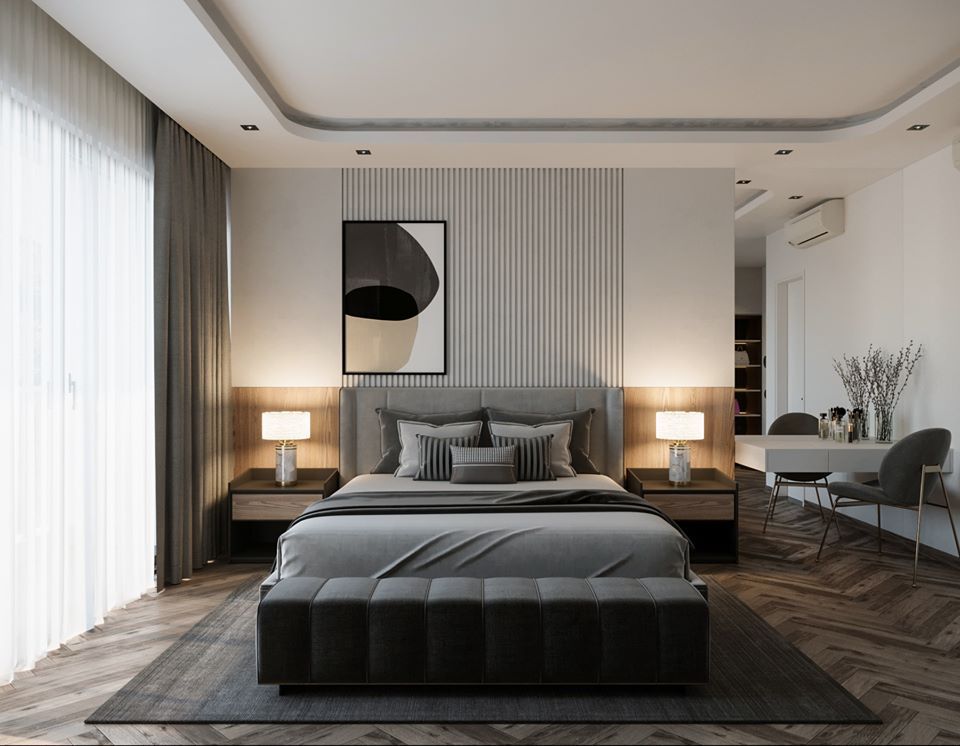 3D Interior Scenes File 3dsmax Model Bedroom 228 By HieuTran Modern