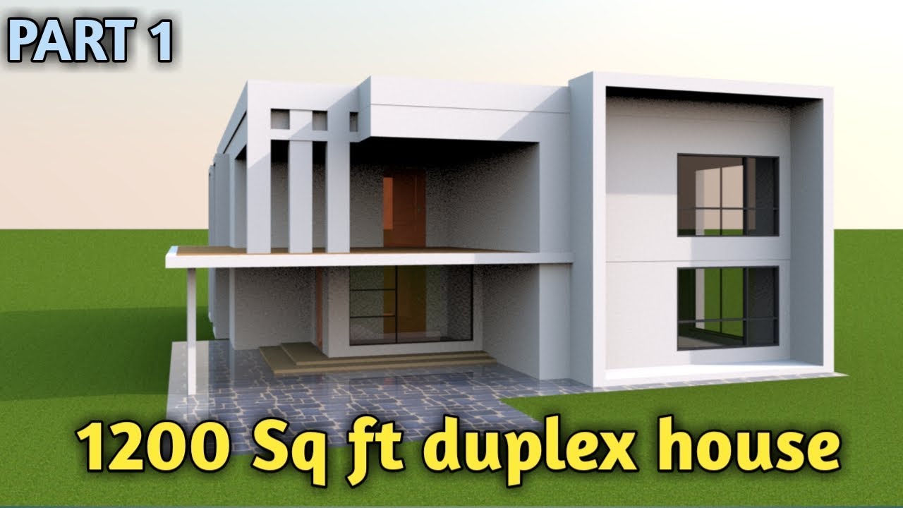 15+ Amazing Concept 1200 Sq FT Duplex House Plans