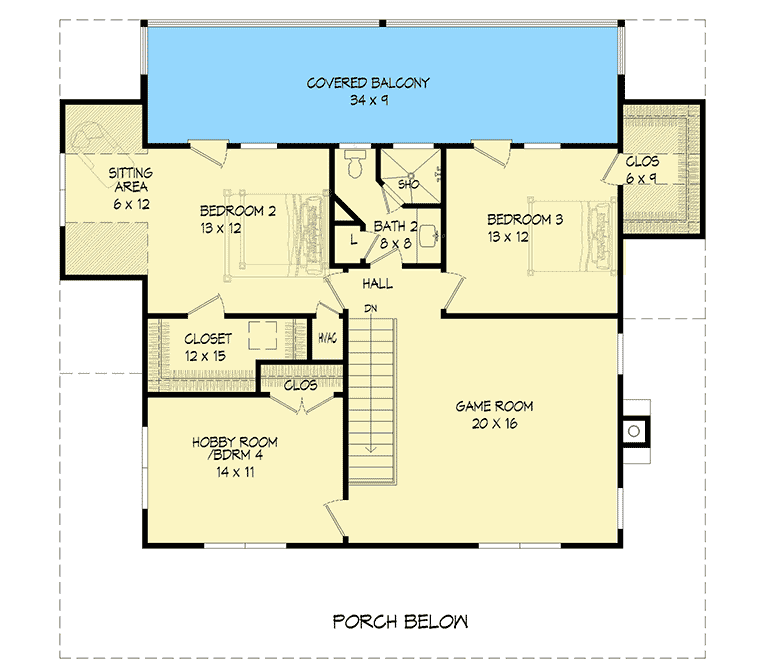 TwoStory Country Home Plan with Plenty of Outdoor Living Space