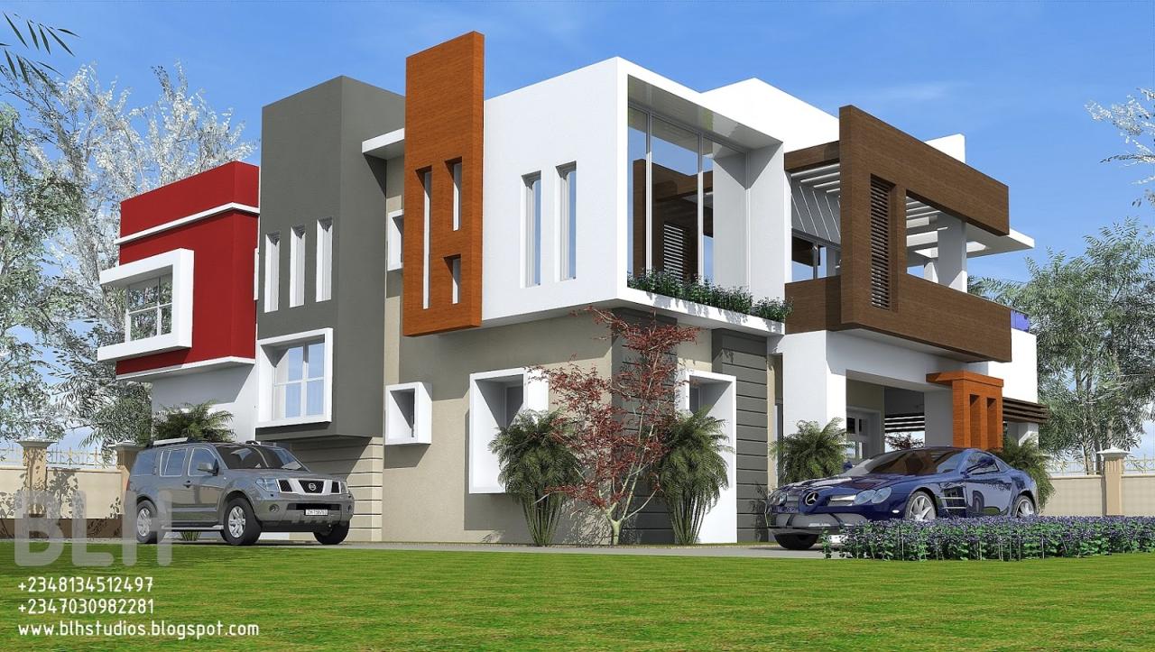 Architectural Designs by Blacklakehouse 5 bedroom Duplex (Contemporary)