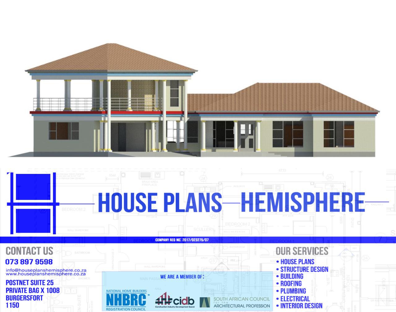 Primary Tuscan 3 Bedroom House Plans With Double Garage In South Africa