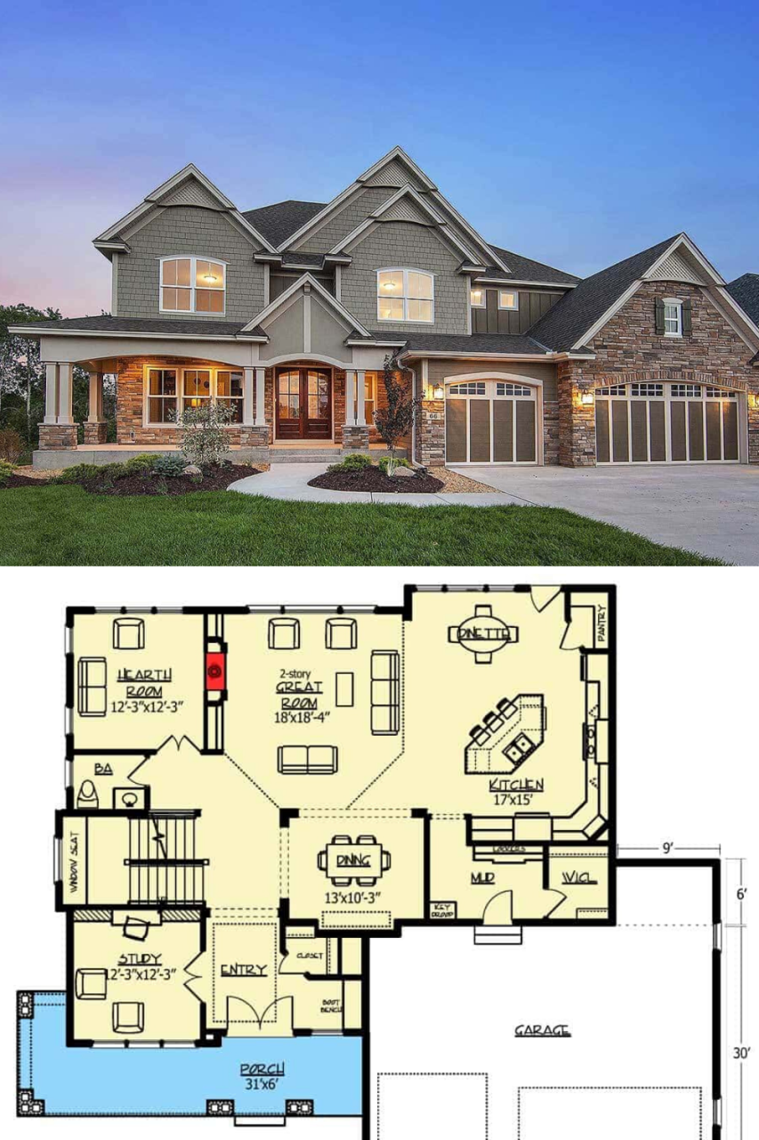2Story Craftsman Home with an Amazing OpenConcept Floor Plan (5