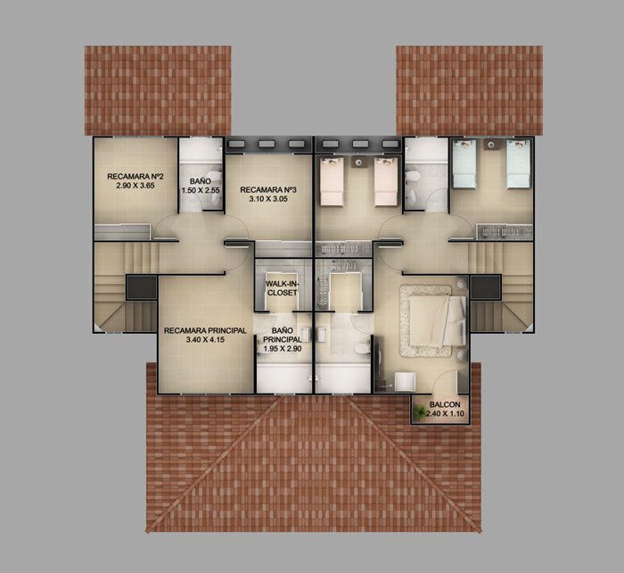 3 Luxury Duplex House Plans with Actual Photos Pinoy ePlans
