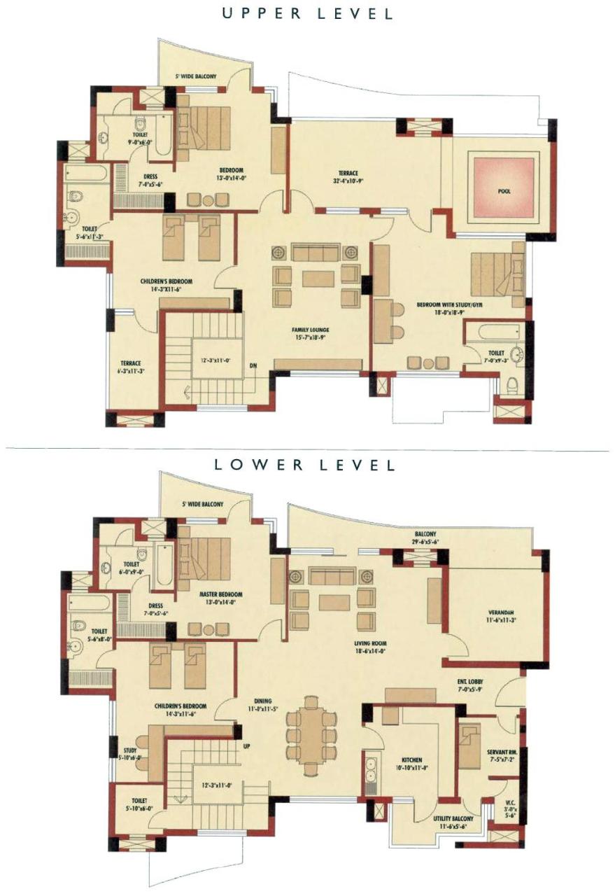 Luxury Duplex Floor Plans Home Decor Pieces