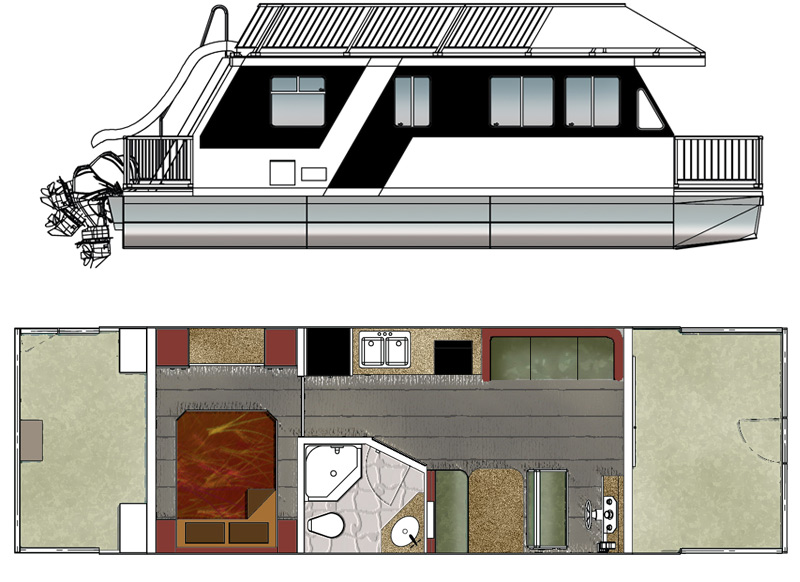 Boat house blueprints Jonni