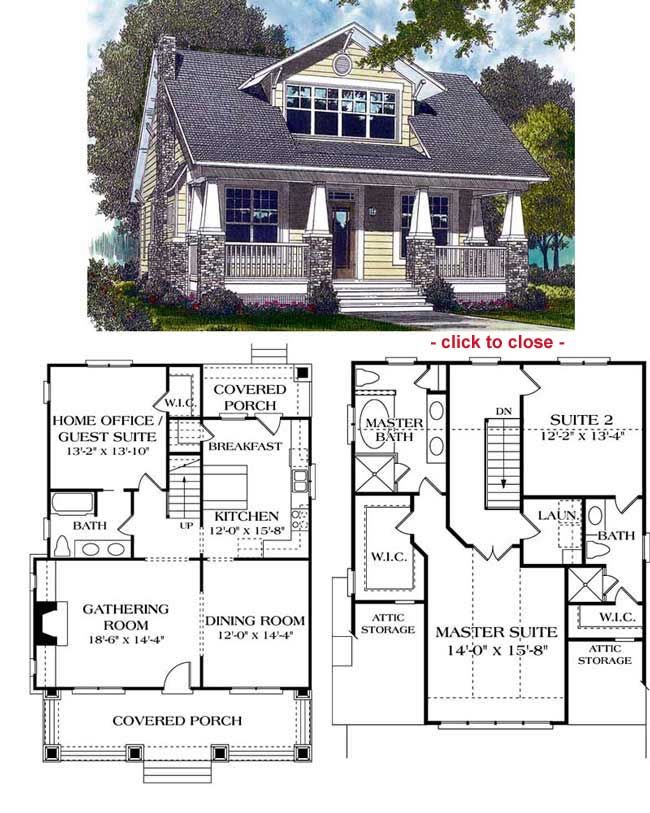 bungalow floor plan love this elevation home Pinterest