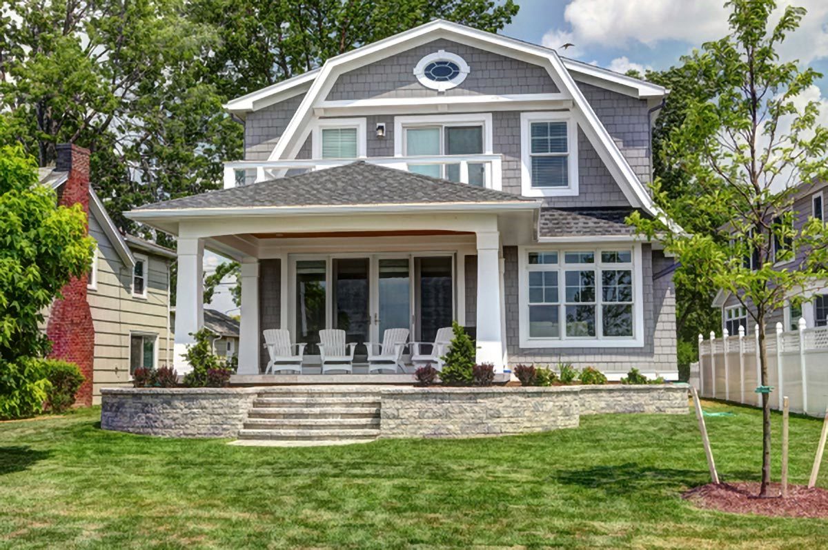 TwoStory Country Cottage House Plan with Gambrel Roof 790064GLV