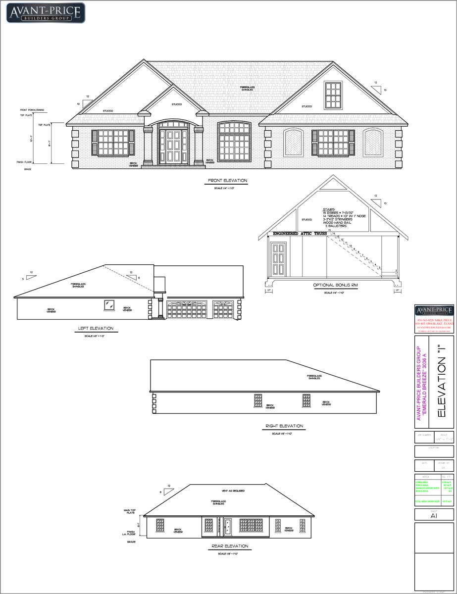 Elevation Floor Plan House Escortsea House Plans 169059