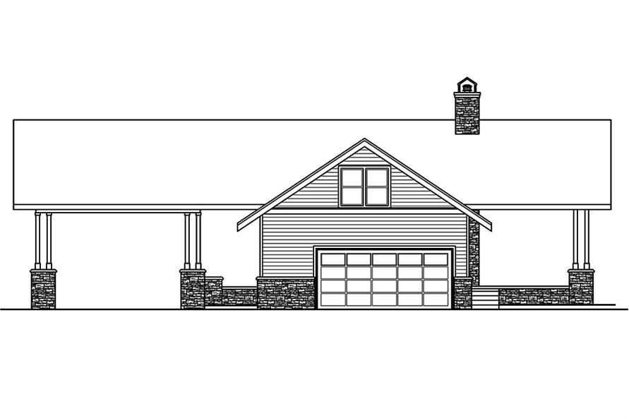 2 Bedrm, 1545 Sq Ft Cottage House Plan 1081807