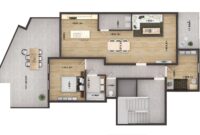 2D HOME FLOOR PLAN RENDERING SERVICES WITH CGTrader