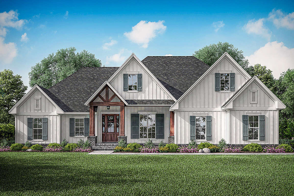 House Plan 04100198 Craftsman Plan 2,358 Square Feet, 3 Bedrooms, 2