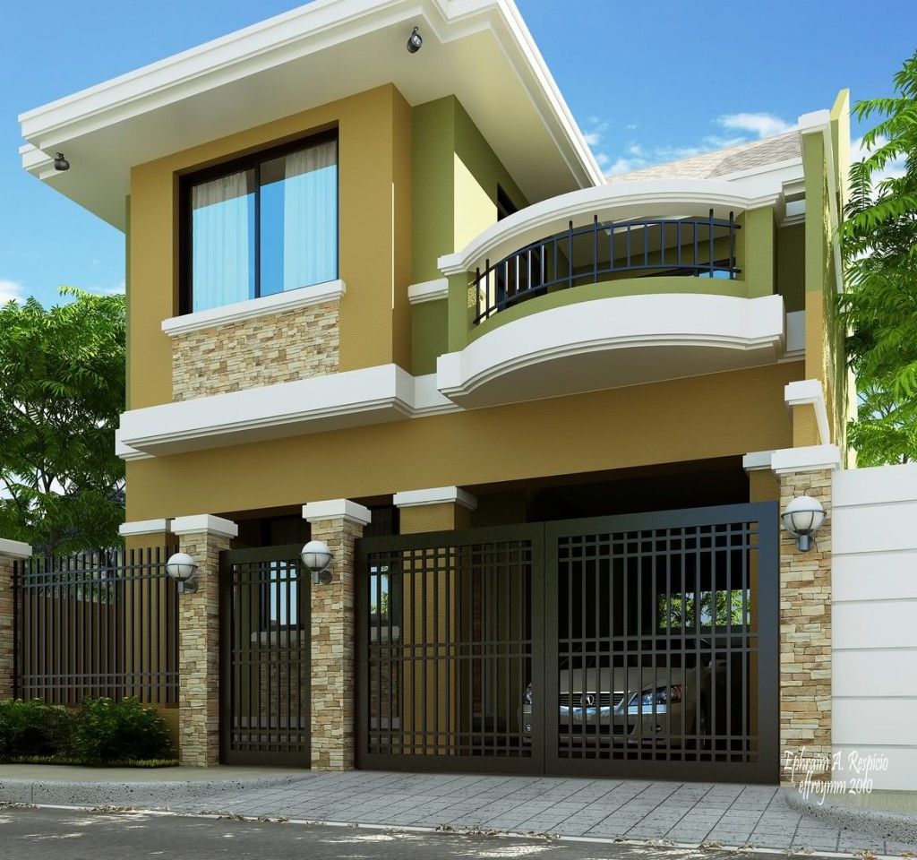 Classy Green Residential House For Middle Family Amazing