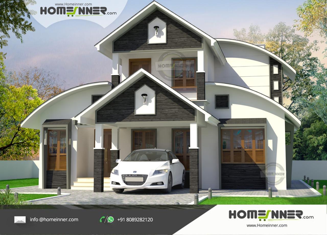 1418 sqft Beautiful Small Budget 3 Bhk Traditional Indian Home Design