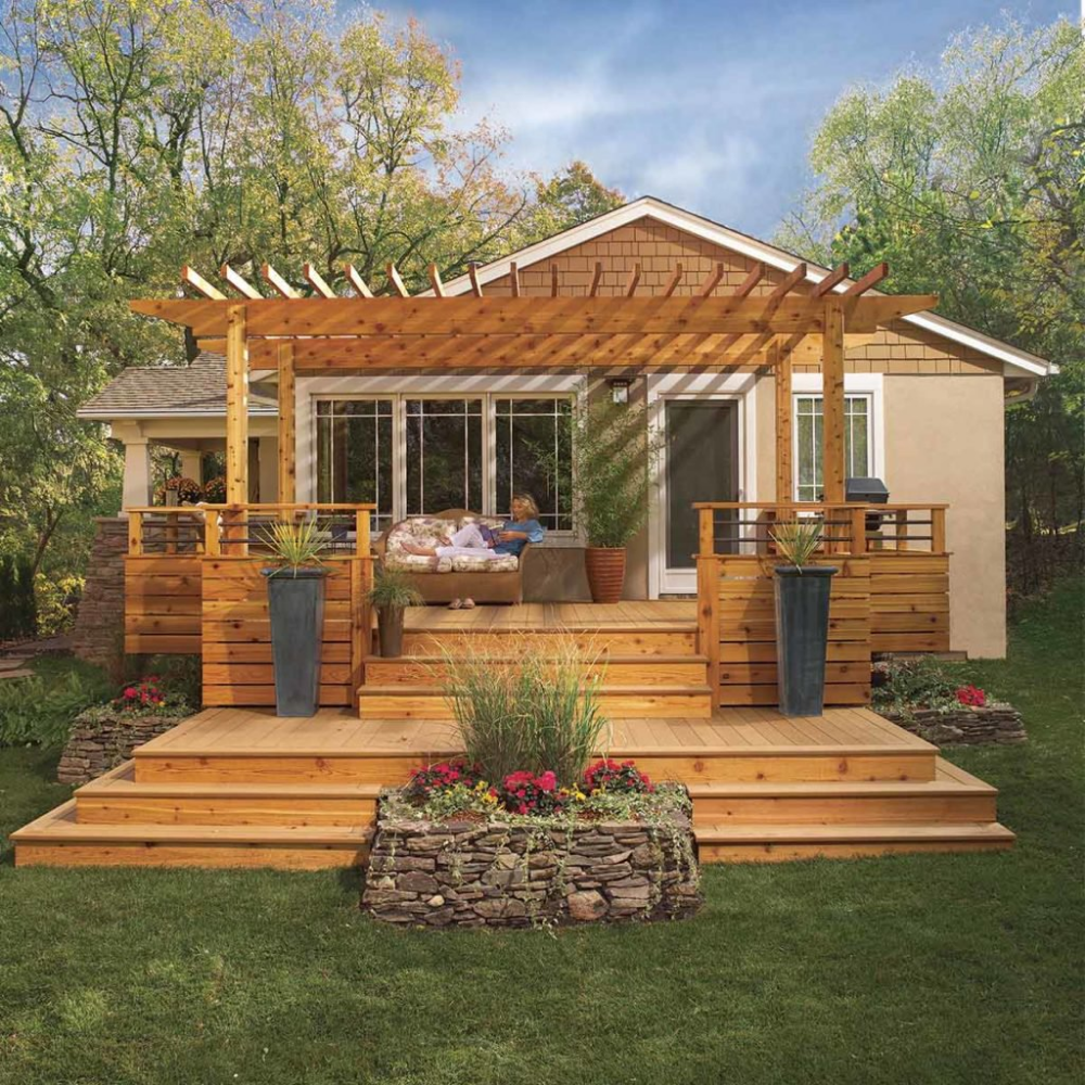14 DIY Deck AddOns That are Seriously Cool Decks backyard, Deck with