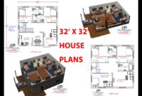 05044920231028-maxresdefault 32 x 32 house plan II 4 bhk house plan II 32x32 ghar ka naksha II 32x32