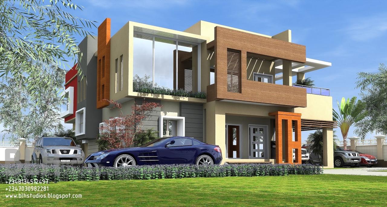 Architectural Designs by Blacklakehouse 5 bedroom Duplex (Contemporary)