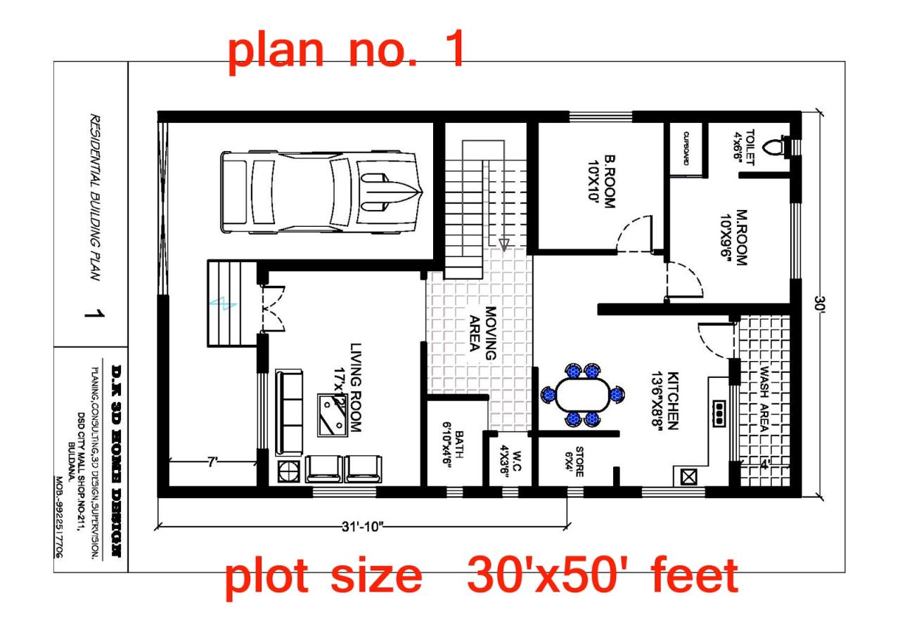 30 feet by 50 feet Home Plan Everyone Will Like Acha Homes