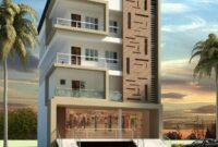 Modern 2 Storey Apartment Design Exterior Desain Rumah Minimalis