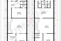 20X60 House plan with 3d elevation by nikshail Indian house plans
