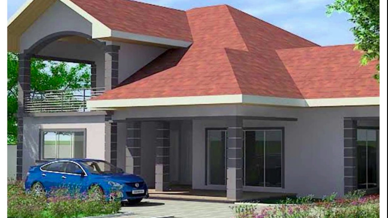 4 Bedroom 2 Story House Plans Ghana