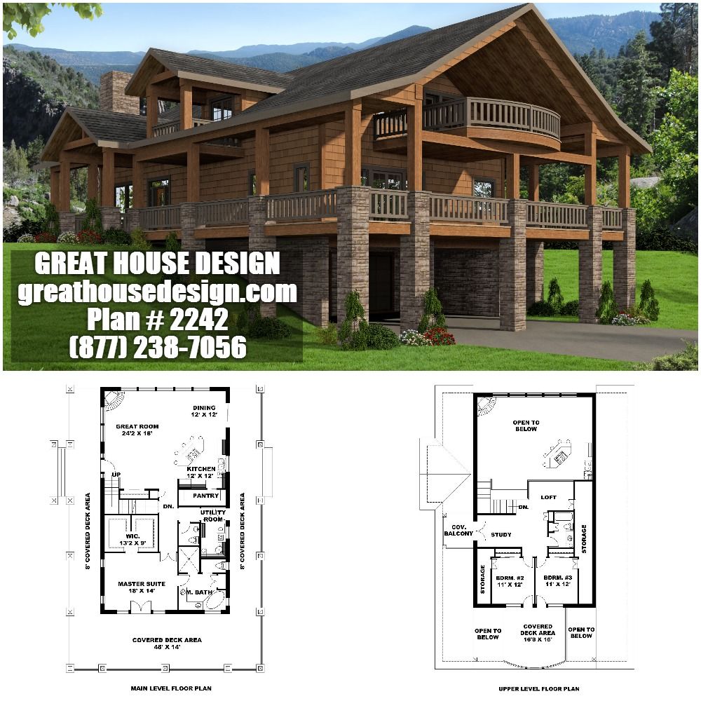Lake House Floor Plans With Walkout Basement / Unique Lakefront House