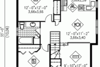 Contemporary Style House Plan 2 Beds 1 Baths 900 Sq/Ft Plan 251222