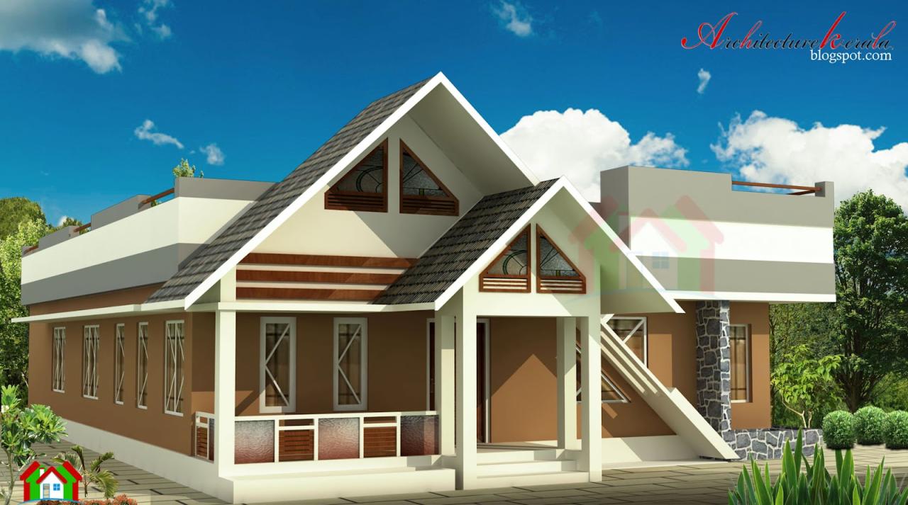 Architecture Kerala A SIMPLE 1000 Sq Ft KERALA HOUSE PLAN