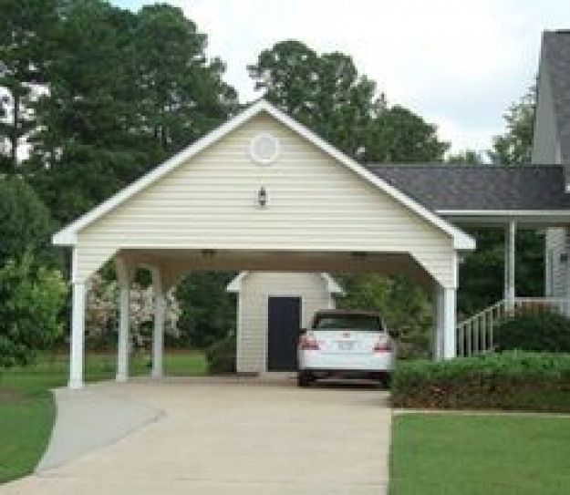 Glory 2 Car Carport Attached To House Iron