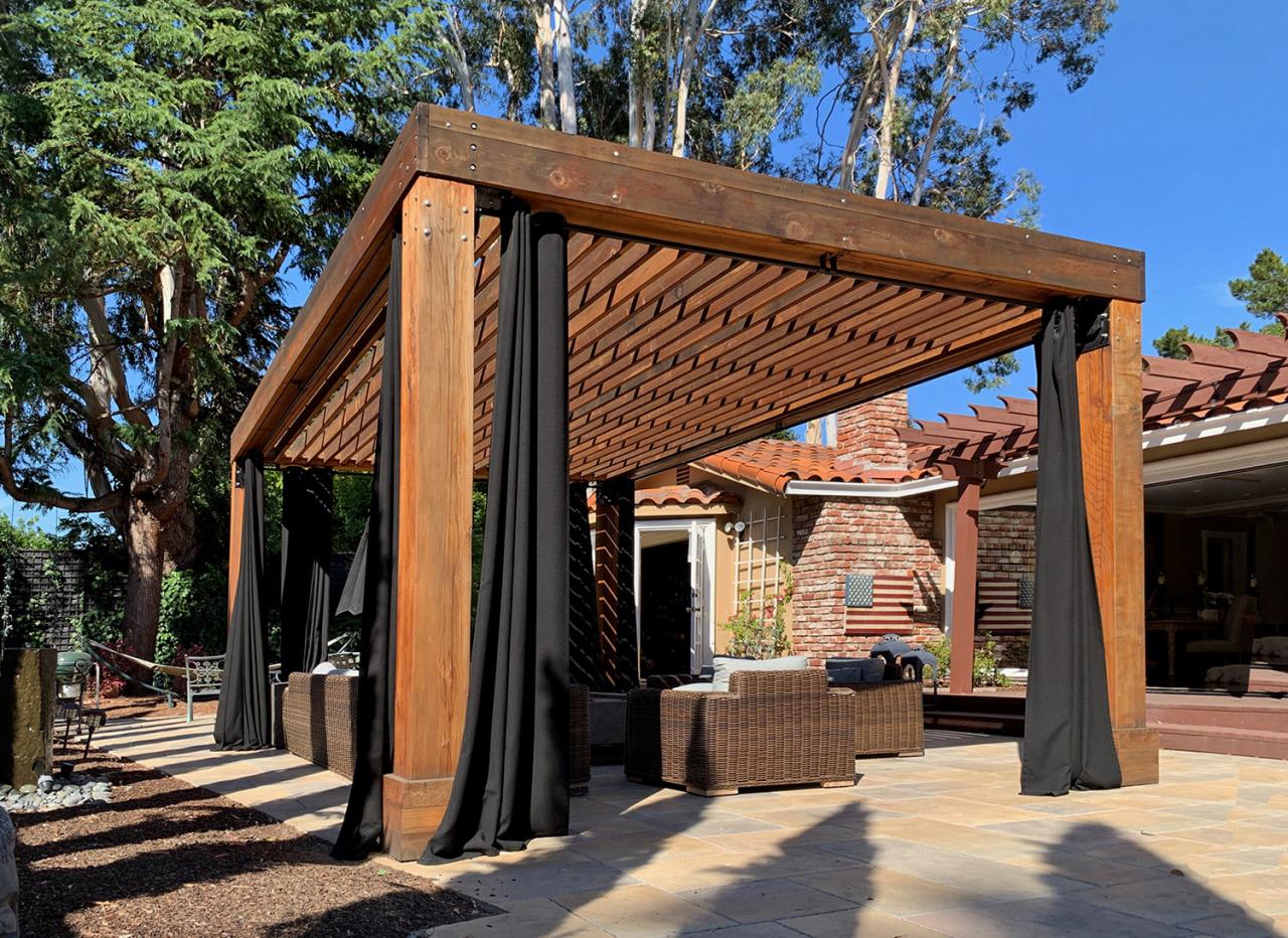 The Silverado Modern Pergola Forever Redwood