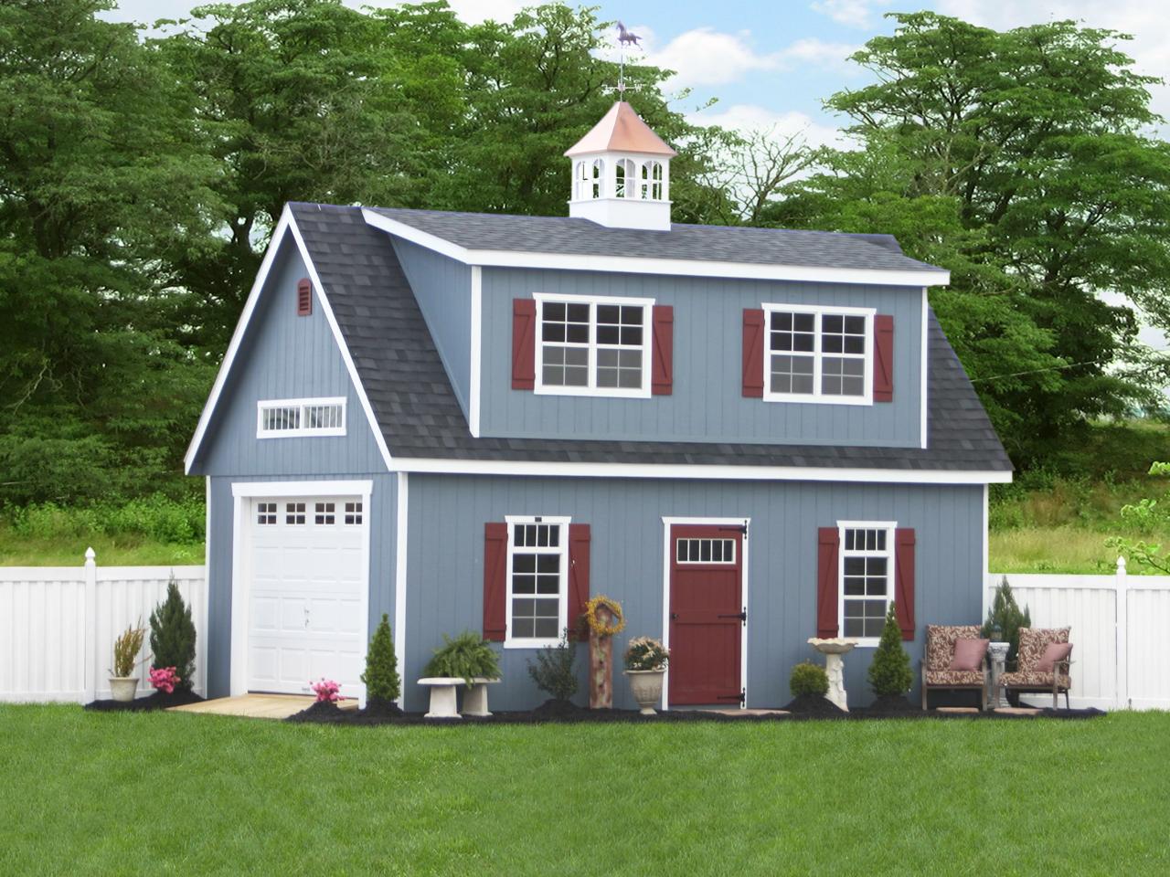2Story Garages Legacy 2Story SingleCar Garage Two story