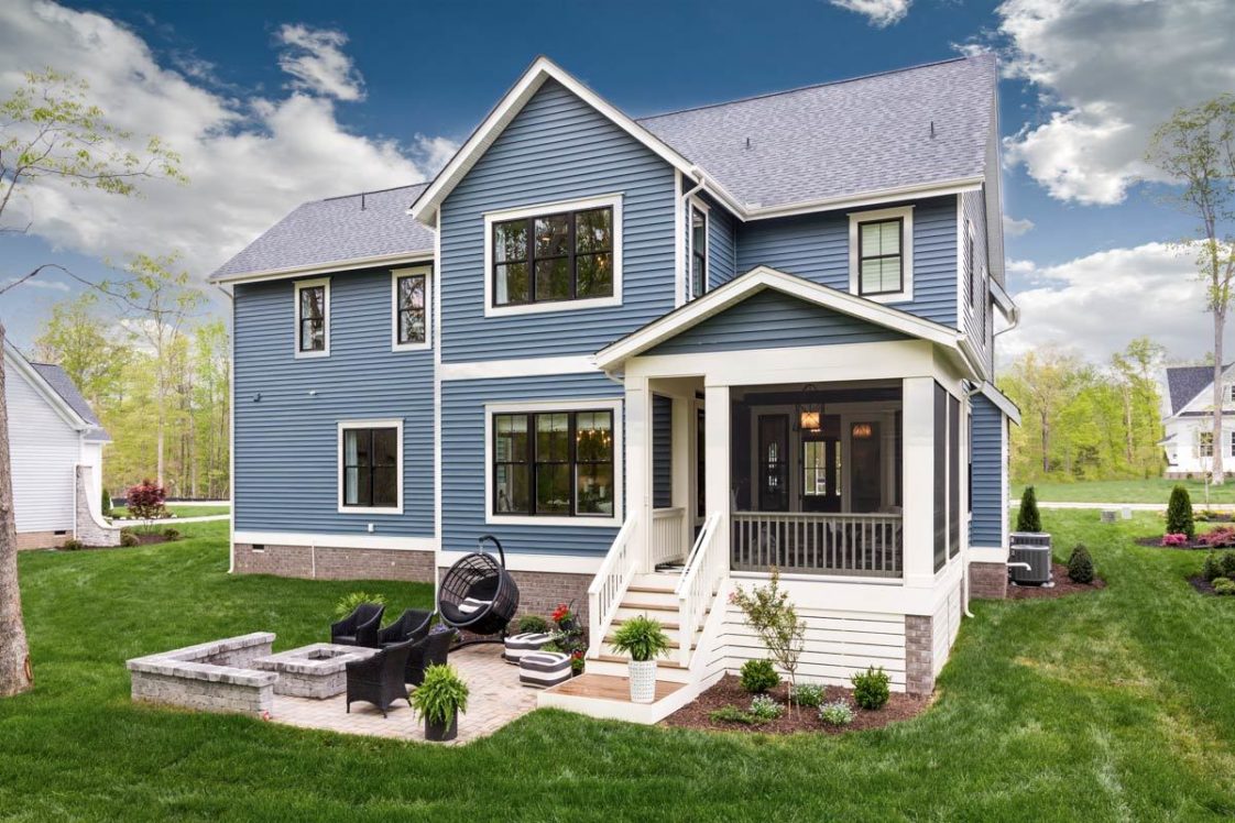 TwoStory 4 Bedroom Craftsman House (Floor Plan)