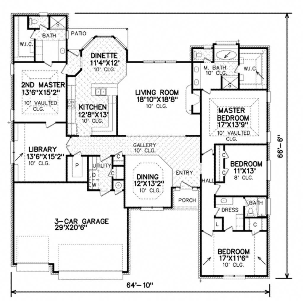 Double Master Suite House Plans Top Modern Architects