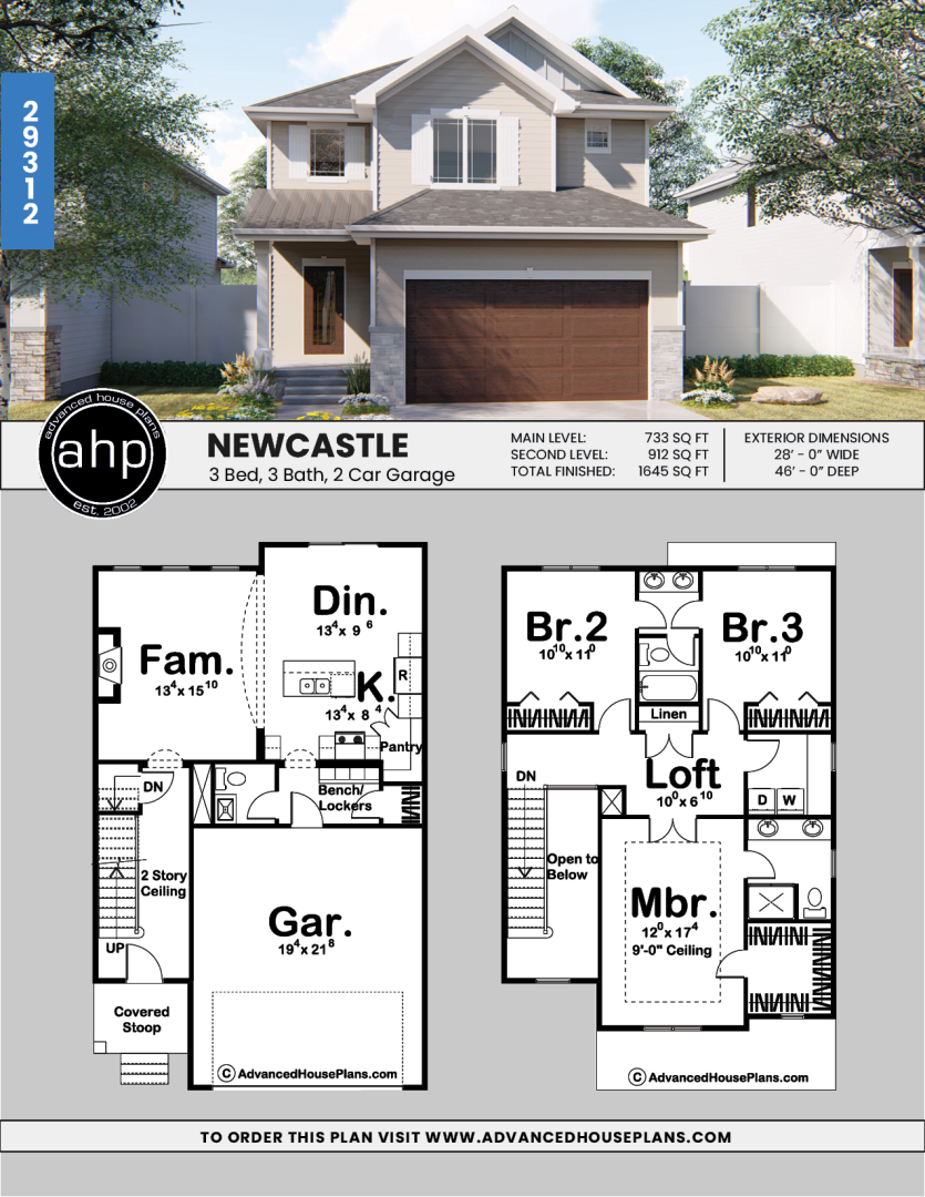Narrow Lot 2 Story House Plans Small Modern Apartment