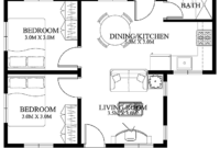 18274520231115-small-house-design-2012003-floor-plan TwoBedroom House Custom Home Designs For Free