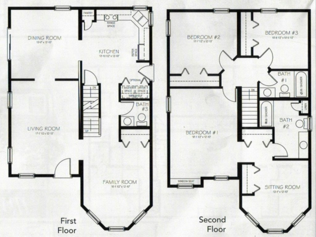 Beautiful 4 Bedroom 2 Storey House Plans New Home Plans Design