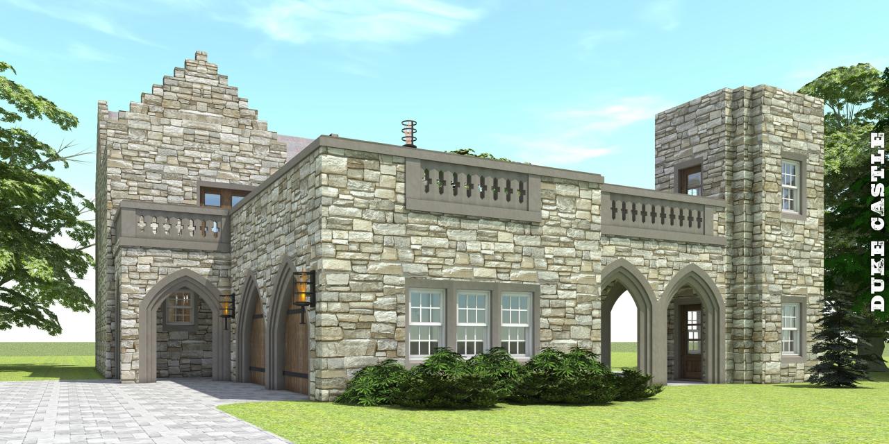 Duke Castle Plan by Tyree House Plans