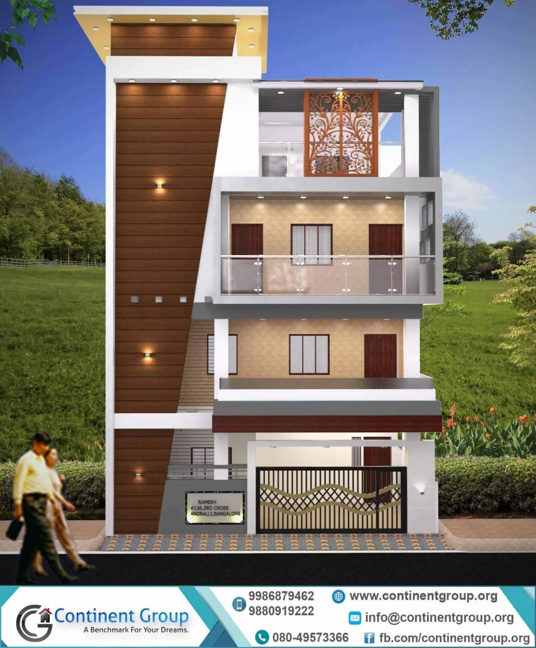 3d building elevation3d front elevation 3D Rendering in Bangalore