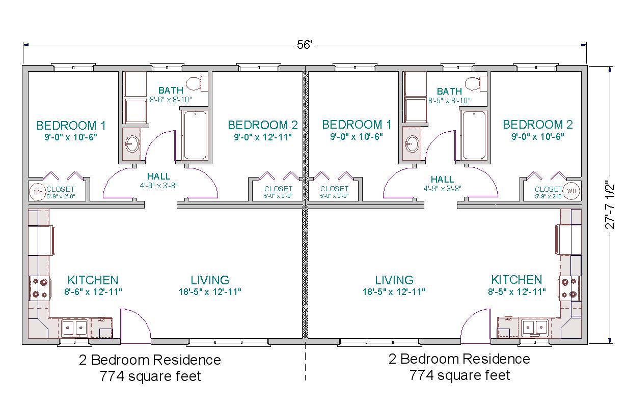 Modular Duplex TLC Modular Homes Duplex floor plans, House floor