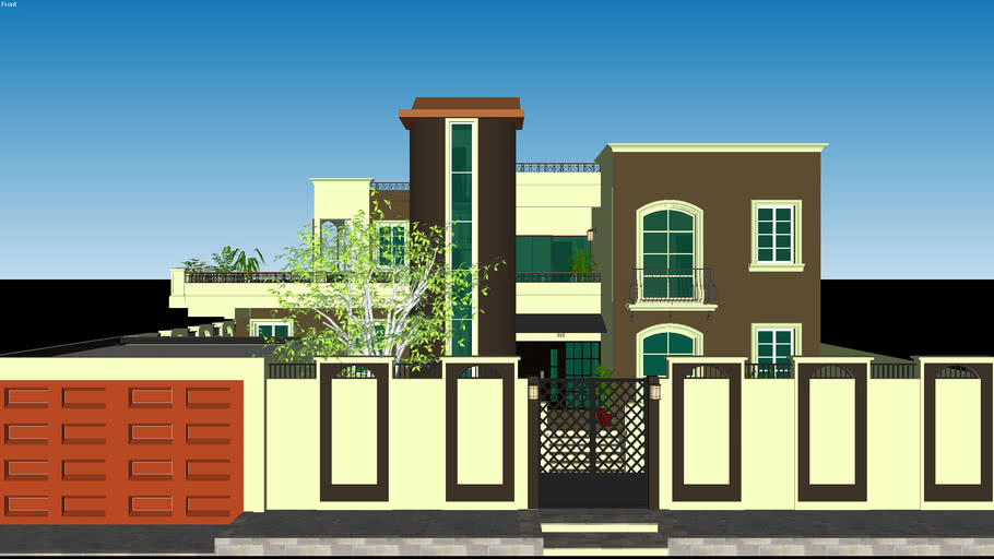 2 story house 3D Warehouse