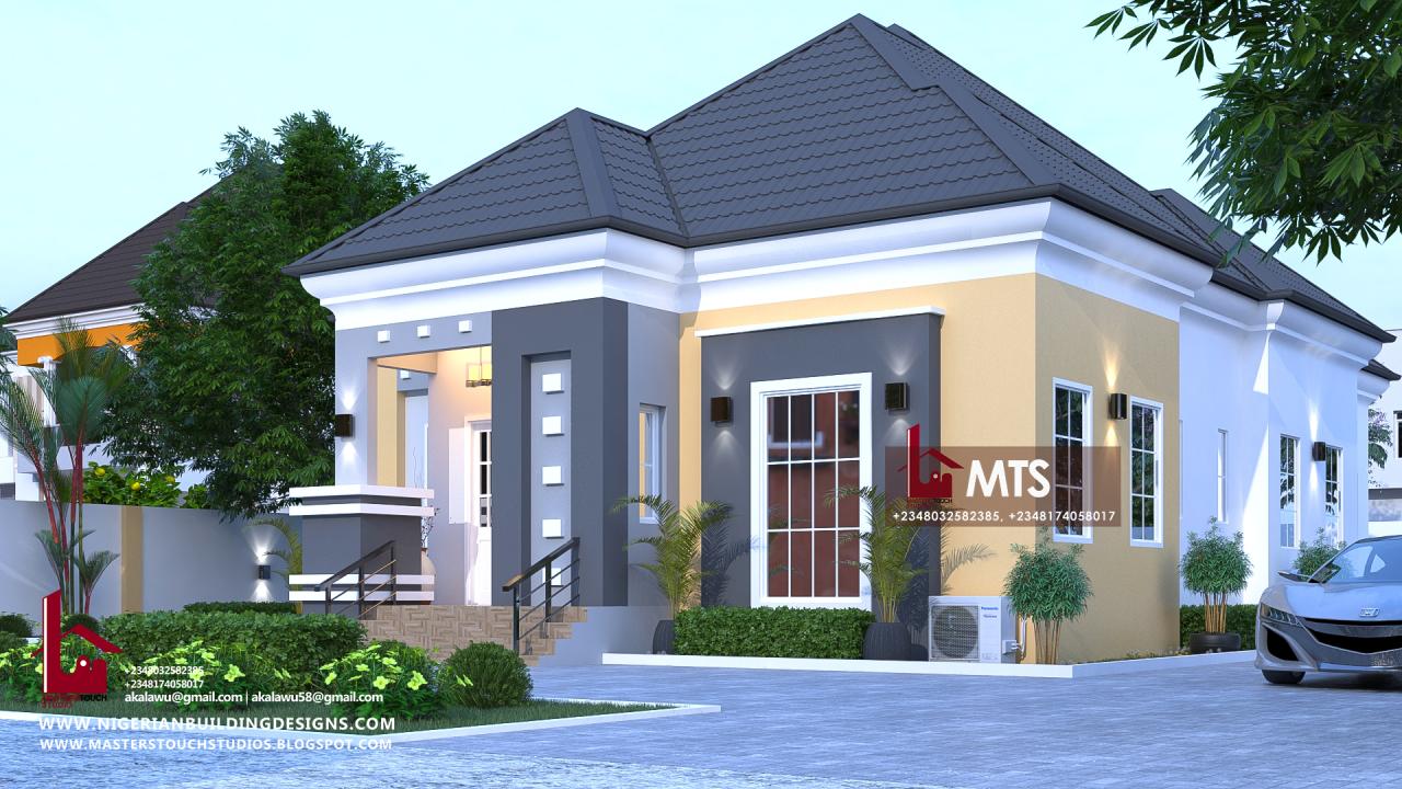 3 Bedroom Bungalow NIGERIAN BUILDING DESIGNS