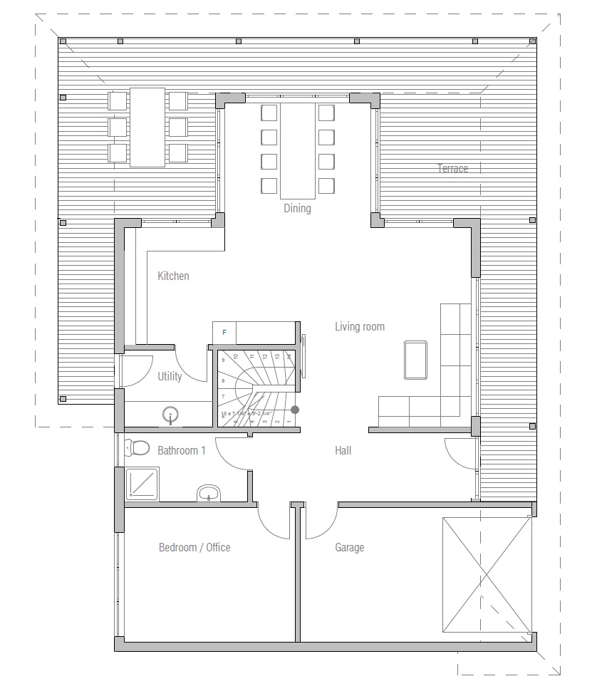 Affordable Home Plans Economical House Plan CH179