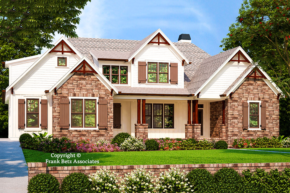 Modern Craftsman House Plan with Flex and Bonus Rooms 710200BTZ