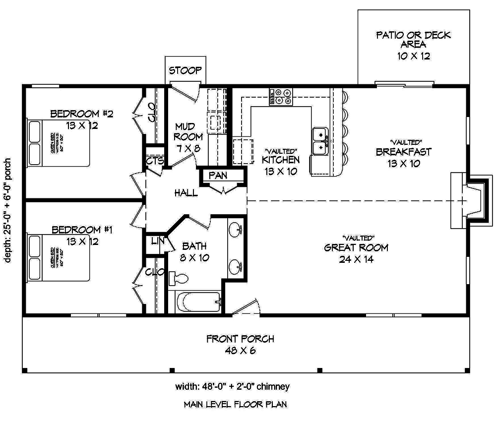 55+ House Plans 1200 Sq Ft 2 Story